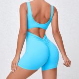 Women sports running fitness clothing Jumpsuit