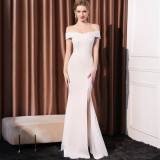 Women Off Shoulder Formal Party Mermaid Dress Evening Gown
