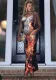 Women Sleeveless Flame Print Bodycon Dress
