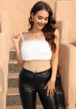 Women Sexy Strapless Solid Top