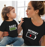 Trendy Mother's Day Mother Daughter Clothing Parent-Child Clothes Summer Short-Sleeved T-Shirt Tops