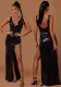 Fashion Sexy Strap Low Back Sequined Party Long Dress