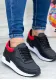 Spring Leather Hole Casual Fashion Shoes Plus Size Color Block Lace Up Shoes