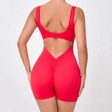 Women sports running fitness clothing Jumpsuit