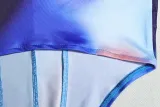 Women Printed Sleeveless Vest Top and Slit Skirt Two-piece Set