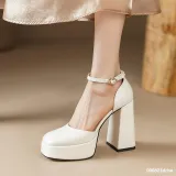 Summer High Heels Waterproof Platforms Thick Heels Shoes W Women's Sandal