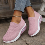 Comfortable Woven Non-Slip Soft Sole Women's Shoes Mesh Sports Shoes