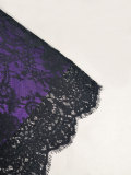 Women's Purple Strap Lace-Up Gothic Lace A-Line Dress