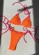 Sexy Solid Lace-Up Two Pieces Bikini Swimsuit