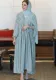 Women Sequin Beaded Casual Night Gown Without Hijab