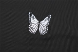 Women Butterfly Embroidered Sexy Bodycon Dress