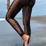 Sexy hollow transparent stockings fishnet pantyhose
