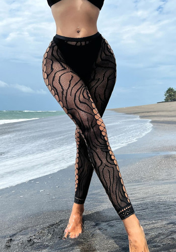 Sexy hollow transparent stockings fishnet pantyhose