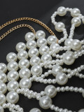 Women vintage pearl necklace necklace pearl chain