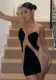 Summer Women Sexy Mesh See-Through Patchwork Contrast Color Sexy Dress