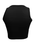 Women Casual Crop Letter Print Top