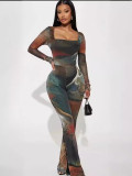 Women Sexy Mesh Jumpsuit