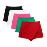 Women summer asymmetrical culottes
