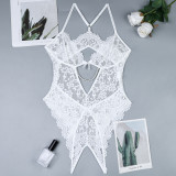Women pearl strip lace sexy suspender lingerie