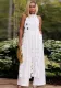 Women's Sexy Low Back Lace Up Long Top Wide Leg Pants Fashion Two Piece Suit
