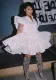 Summer Trend Fashion Casual Lantern Sleeve Turndown Collar Pleated Shirt Dress