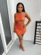 Women Sexy Knitting Hollow Tank Top and Skirt Two-piece Set