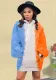 Women Casual Tie Dye Print Pocket Hooded Dress