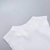 Women Casual Printed Vest Summer Top