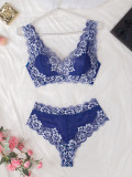 Sexy Embroidery Two-Piece Lingerie Set
