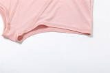 Summer Women's Single Breasted Crop Long Sleeve Top High Waist Shorts Two Piece Set