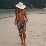 Women bikini leopard print sexy Swimwear Three-Piece