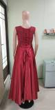 Red Bride Long Gown Chic Spring Wedding Formal Party Evening Dress