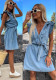 Women Summer Fashion Casual Sleeveless Loose Denim Dress