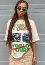 Women's Short Sleeve Print T-Shirt