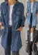 Street Style Fall Fashionable Loose Turndown Collar Women's Denim Jacket