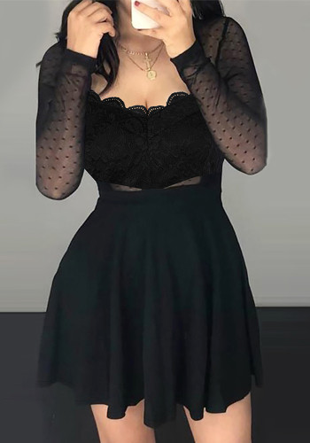 Women's Black Lace Dress