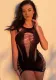 Female Sexy Transparent One-Piece Fishnet Hollow Out Night Dress