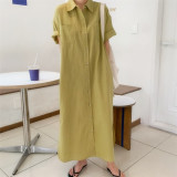 Women Summer Short Sleeve Maxi Dress