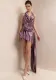 Women Collection French Chic Halter Neck Dress