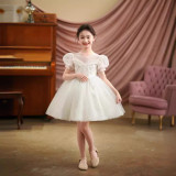 Flower Girl Dress Tutu Skirt Summer Children's Sequined Dress Princess Dress Wedding Dress