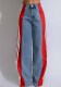 Summer Fashion Patchwork Three Stripes Wide Leg Denim Pants Women's Casual High Waist Stretch Straight Jeans
