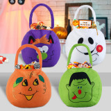 Halloween Children's Gift Felt Hand-held Sugar Bag Ghost Festival Funny Party Props