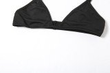 Summer Style Fashionable And Sexy Bikini See-Through Long Skirt Three Piece Set