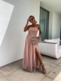 Casual Fashion Slit Party Dress Loose Holidays Women's Dress