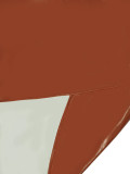 Strap Brown Pu Leather Plus Size Irregular Bodycon Dress