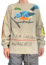 Autumn Top Fashionable Hip-Hop Style Unisex Long-Sleeved Printed T-Shirt