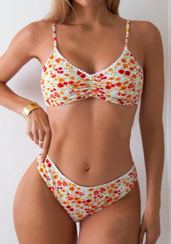 Women's Printed Bikini Swimsuit Beach Sexy Two Pieces Swimwear