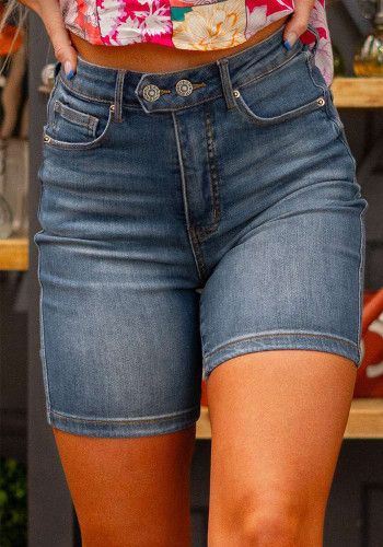 Summer Retro Slim Fit Women's Denim Shorts