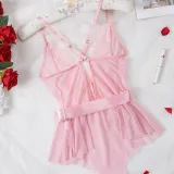 Plus Size Women See-Through Temptation One-piece Sexy lingerie