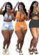 Women Casual tank top and shorts two-piece set